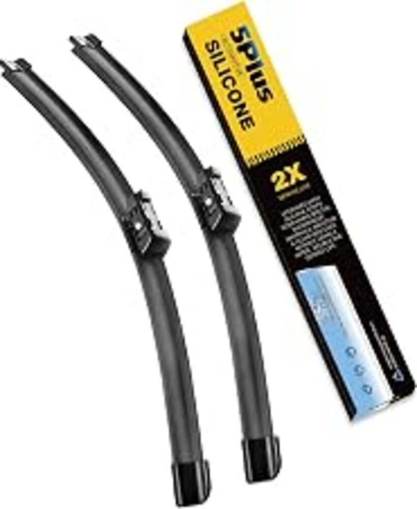 5 PLUS Silicone Wiper Blades Fits TESLA Model 3 2017-2025 Model Y 2020-2025 | Silicone Windshield Wipers 26 and 19 Inch,All Weather Performance,Waterproof Rain,Long Lasting Harsh Weather Design