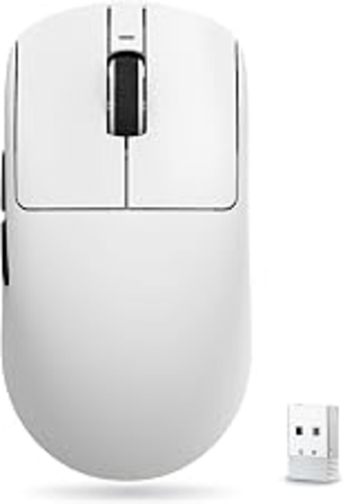 ATK VXE Dragonfly R1 SE+ Wireless Gaming Mouse - White | 55g Lightweight, PAW3395 SE Sensor, Up to 18000 DPI, 1K Polling Rate, 70 Hr Battery Life, Tri-Mode 2.4G/Bluetooth/Wired
