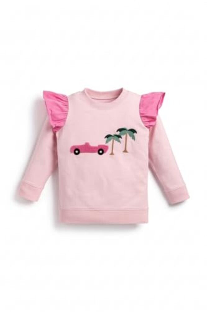 monica + andy Double Ruffle Sweatshirt,
