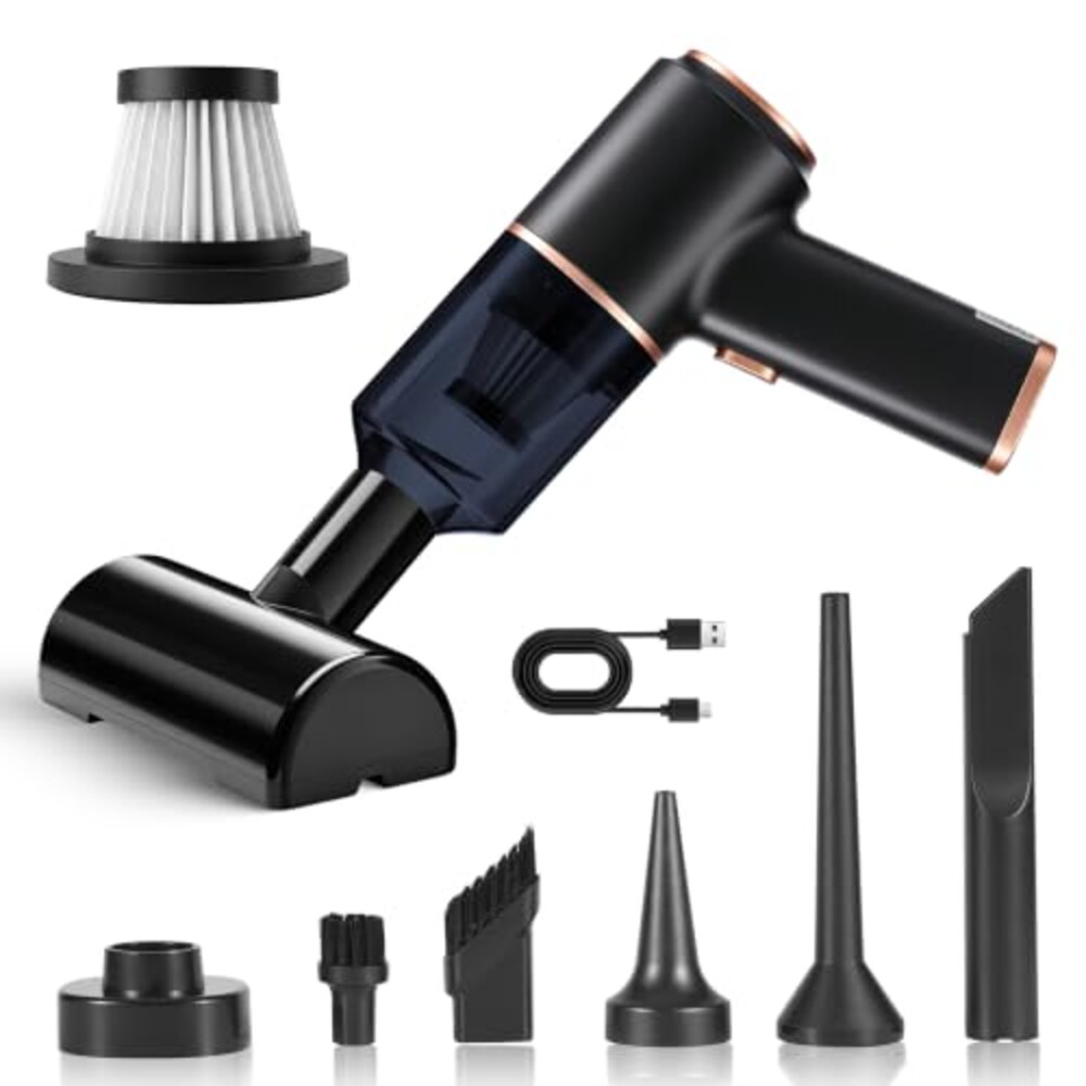 Portable Hand Car Vacuum Cleaner Set Rec