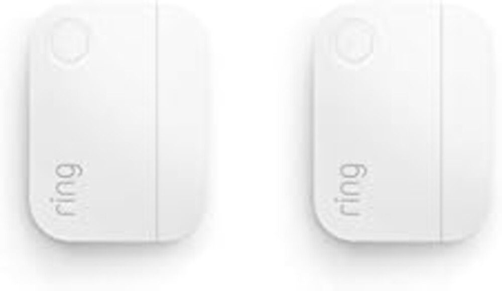 Ring Alarm Contact Sensor 2-Pack - 2nd Gen | Instant Window & Door Alerts | Approximately 3-Year Battery Life | Slim Design | Easy Installation | Base Station Required