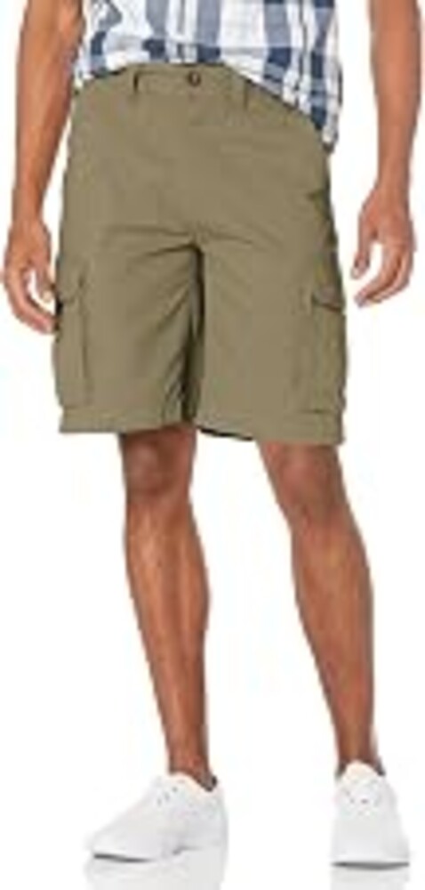 Amazon Essentials Men's 10" Classic-Fit Cotton Twill Cargo Shorts, Multiple Pockets (Available in Big & Tall)
