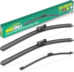 WINDSMILE Windshield Wiper Blades Replacement for Ford Bronco Sport 21-25 | Fits 2021-2025 Ford Bronco Sport, 22"+20" Front & 9" Rear 3-Piece Set, Streak-Free & Quiet Wiping, Premium OEM Quality