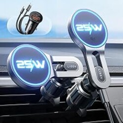 LISEN for Qi2.2 25W MagSafe Car Mount Charger for iPhone 18 Pro Max, Car Vent Magnetic Car Charger Stable Qi2 Wireless Charging Car Charger Mount Holder,Car Mount,Car Vent Mount for iPhone 18 17 16