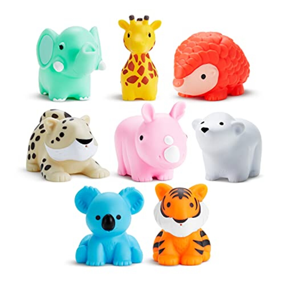 Munchkin Baby Bath Toys, Wild Animal Squ