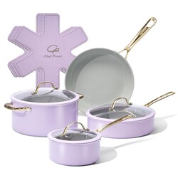 Chef Power Ceramic Cookware Sets, 10Pcs