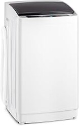 ROVSUN 17.8LBS Fully Automatic Portable Washing Machine with Drain Pump | 1.5Cu.Ft, 8 Wash Modes, 5 Water Levels, Stainless Steel Drum, Quick Connect Sink Adapter Included, Washer and Spinner Combo