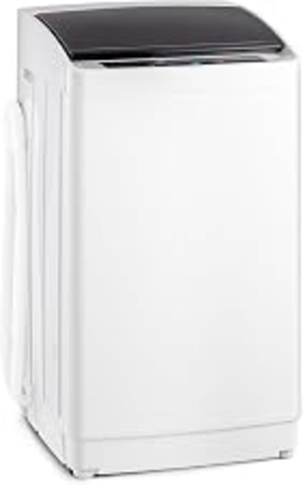 ROVSUN 17.8LBS Fully Automatic Portable Washing Machine with Drain Pump | 1.5Cu.Ft, 8 Wash Modes, 5 Water Levels, Stainless Steel Drum, Quick Connect Sink Adapter Included, Washer and Spinner Combo
