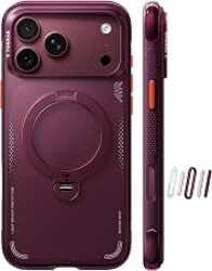 TORRAS Q3 Air for iPhone 18 Pro Max Case, 360 Magnetic Stand-Cosmic Purple | AirPro Cushion, Fit for MagSafe, Heavy Duty Impact Protection, Camera Control Button, Tough Durable Phone Case, 6.9 inch