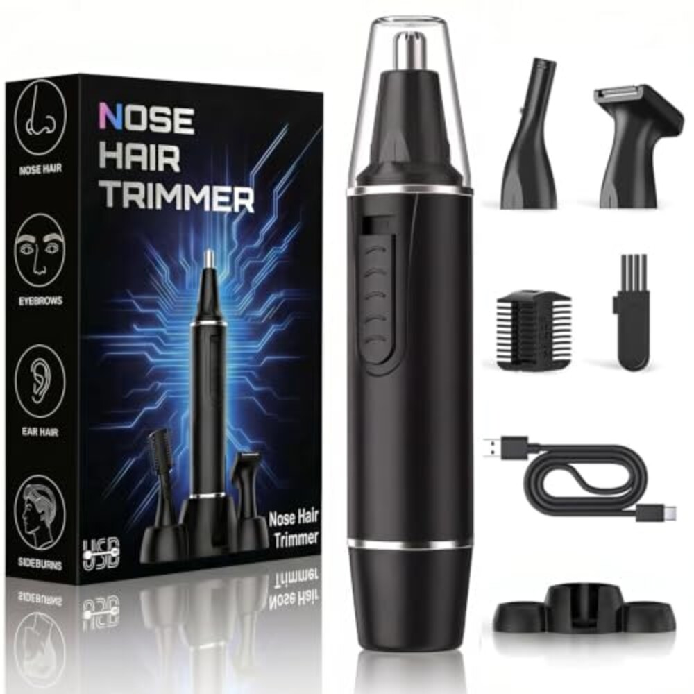 Nose Hair Trimmer for Men,Rechargeable 3