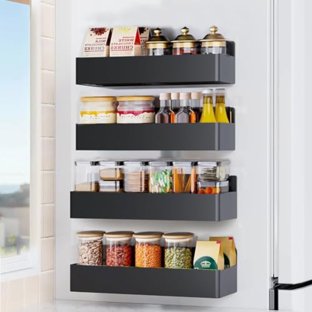 DFENGDF Magnetic Spice Rack for Refriger