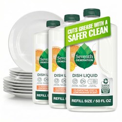 Seventh Generation, Dish Liquid, Clement