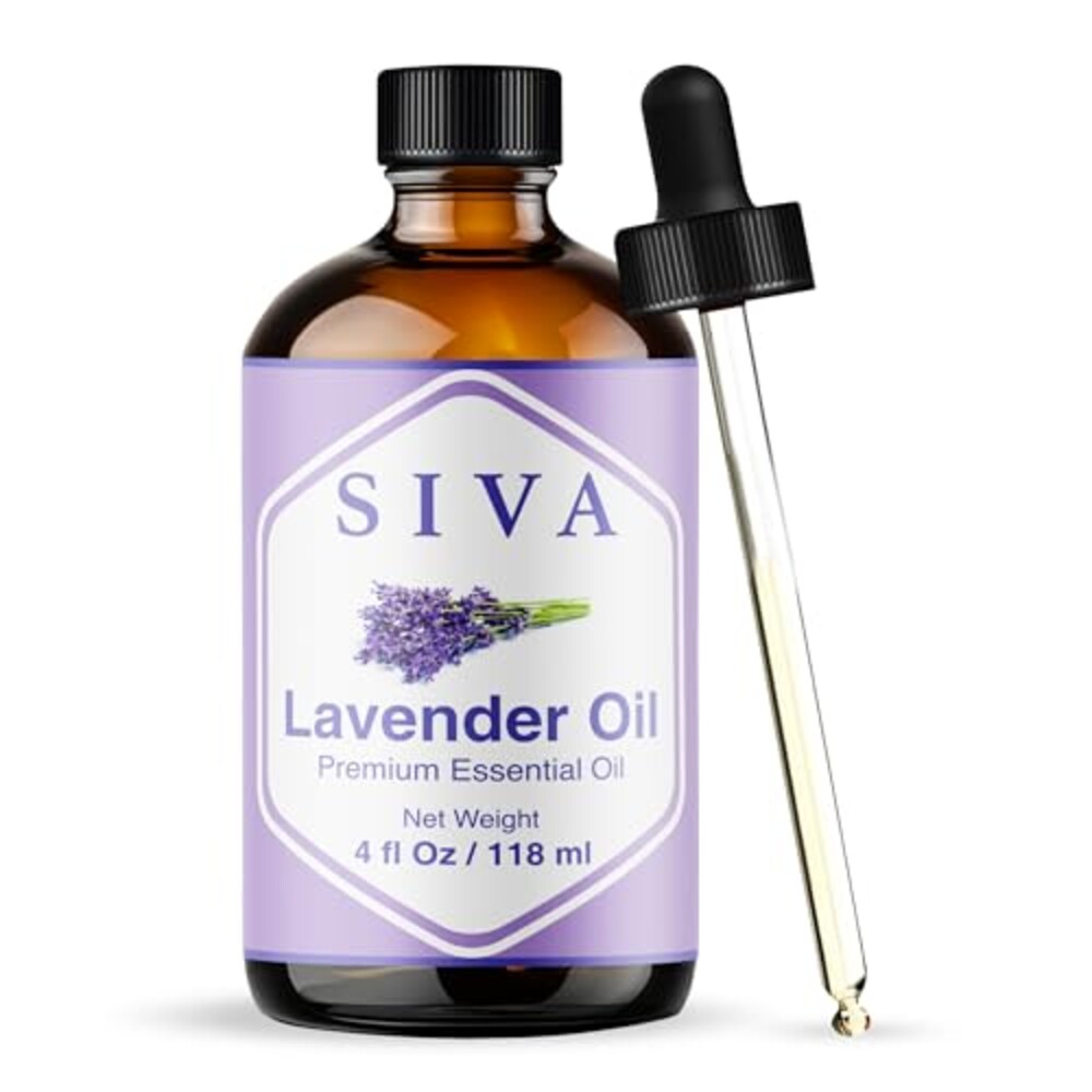 Siva Lavender Essential Oil, Glass Bottl