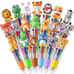Yeezube 20Pcs Animal Multicolor Pens, 4-