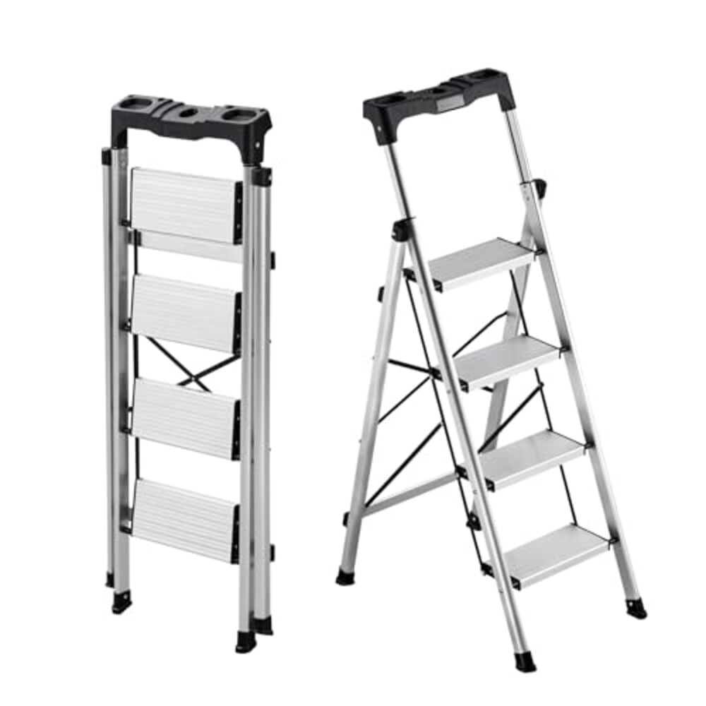 VEVOR 4 Step Ladder, Folding Step Stool