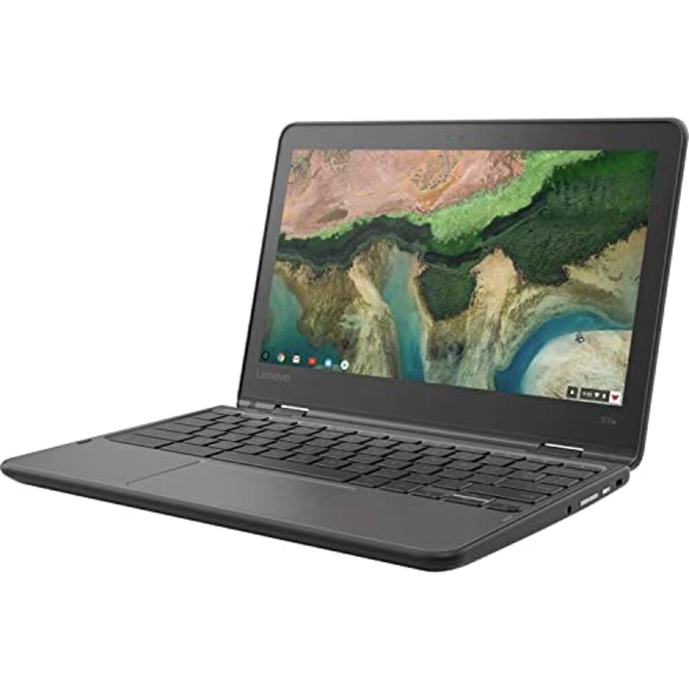Lenovo 11.6" 300e Chromebook Touchscreen LCD 2 in 1- MediaTek M8173C Quad-core 2.1GHz 4GB LPDDR3 32GB Flash Memory Chrome OS Model 81H00000US (Renewed)