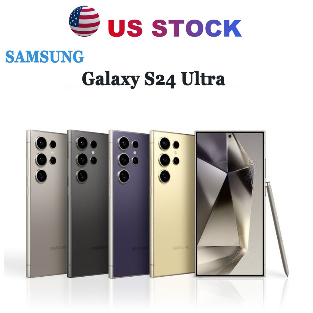 NEW SEALED Samsung Galaxy S24 Ultra 5G 512GB S928U Factory Unlocked Smartphone