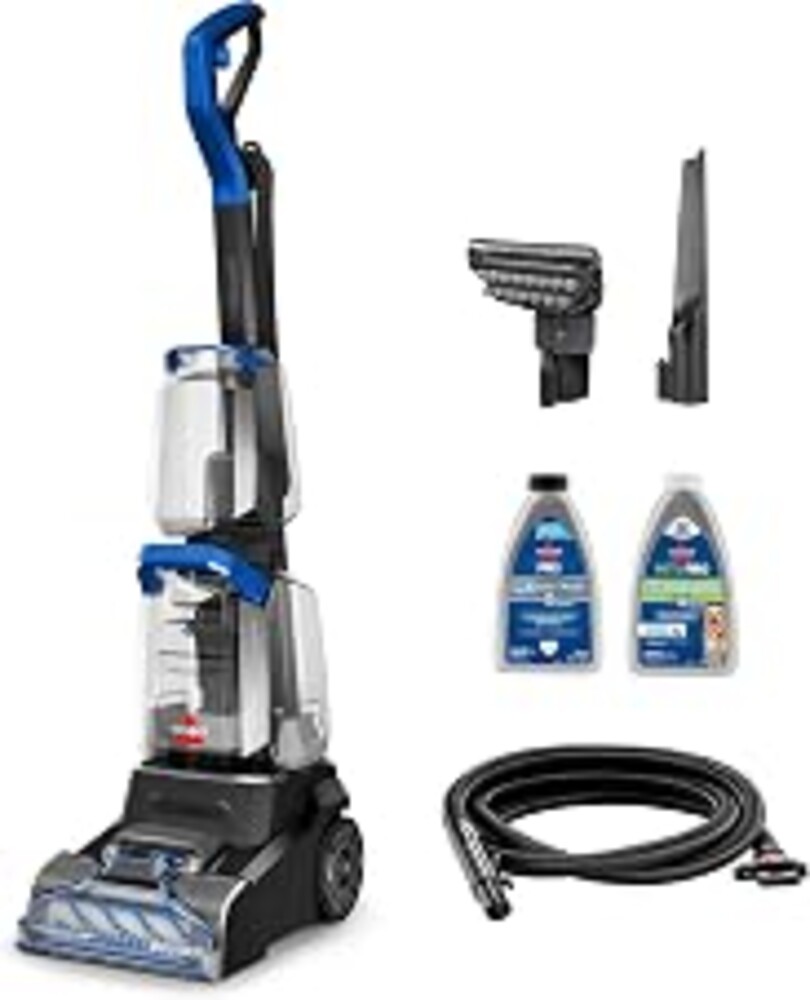 BISSELL TurboClean PET, Upright Carpet & Upholstery Cleaner, 3948 | TurboClean technology for powerful pet hair and stain removal; upright design for full-room carpet care