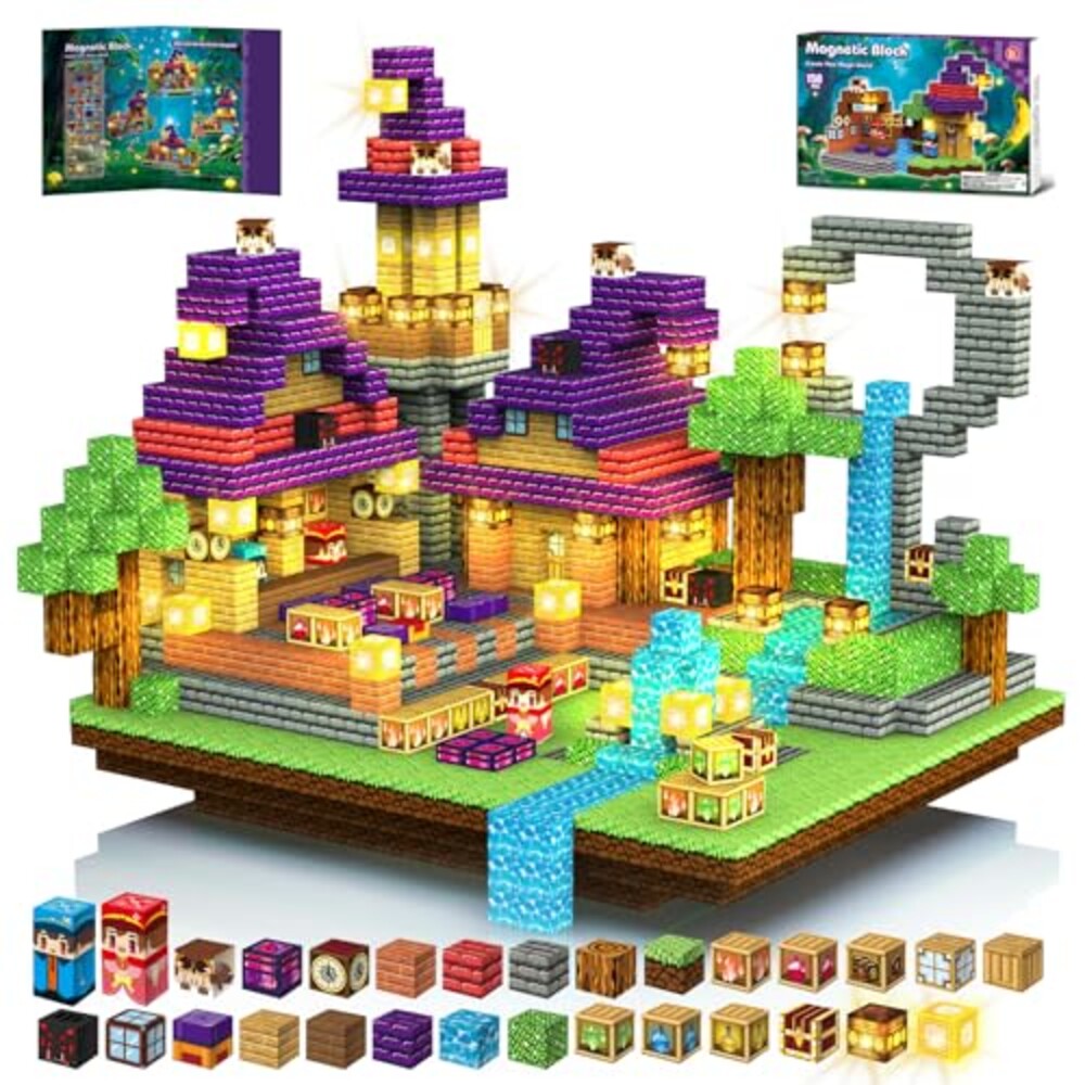 150pcs Magnetic Blocks - Magnetic School