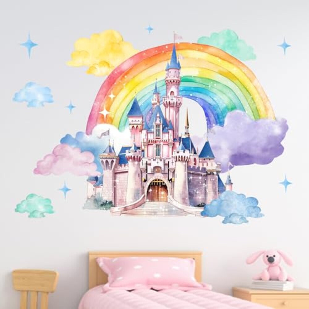 Yovkky Fairy Tale Rainbow Castle Wall De