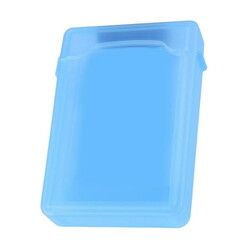3.5 inch IDE Drive HDD Case, External Disk Storage Box, Protection Storage Box Container Box Organizer Sleeve , Blue