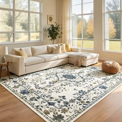 UKISS Washable Rugs 5'x7' Area Rugs for