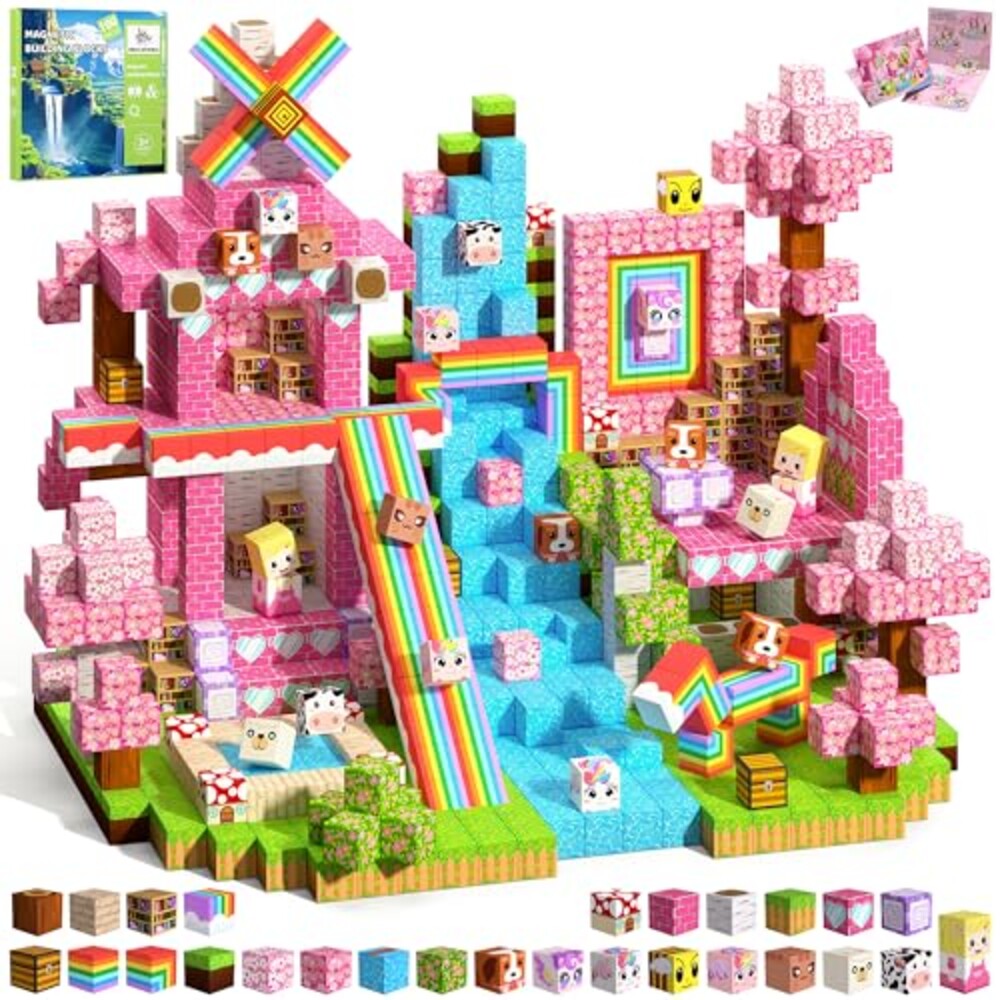 100PCS Magnetic Blocks, Toys Castle Buil