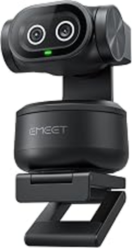 EMEET PIXY Dual-Camera AI-Powered PTZ Camera 4K, AI Tracking | PDAF&AI Autofocus 0.2s, 1/2.55'' Sony Sensor, 3 Mics, Presets, 4K Webcam for Streaming and OBS/Twitch/Switch 2 Compatible