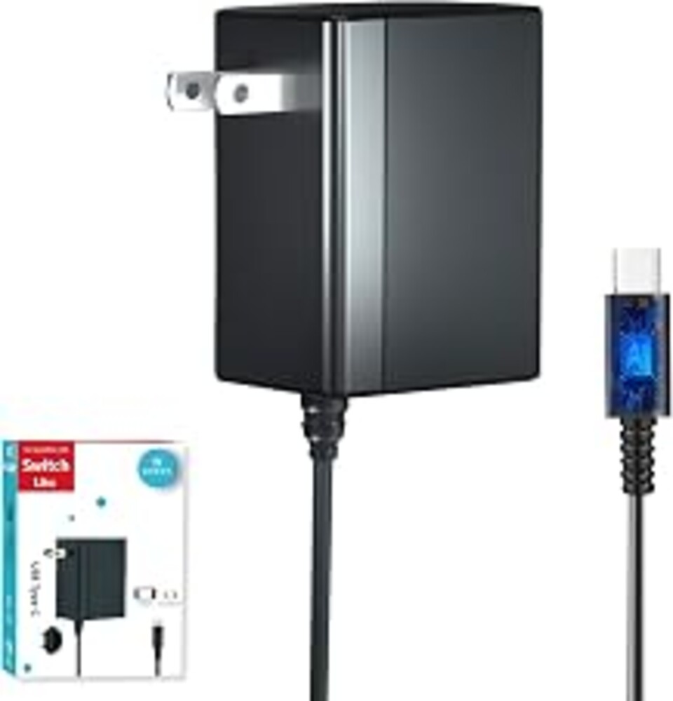 Charger for Nintendo Switch AC Power Supply Adapter with 5FT Charging Cable | 15V2.6A PD Charger for Nintendo Switch/LITE/OLED/Steam Deck/PlayStation 5 and Xbox Elite 2 Controller, Support TV Dock Mode