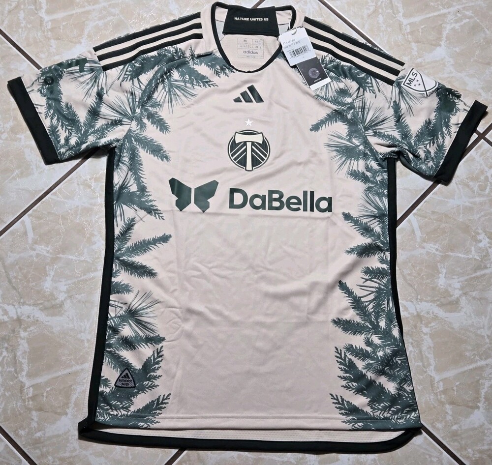 NWT Adidas Portland Timbers 2024/25 Authentic Away MLS Soccer Jersey Mens M $150