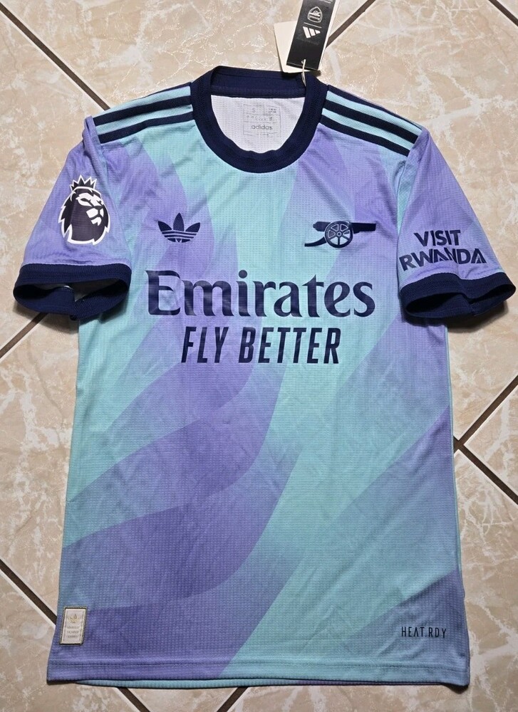 NWT Adidas Arsenal Fc 2024/25 Authentic On-Field Third Kit Jersey Sz S $150