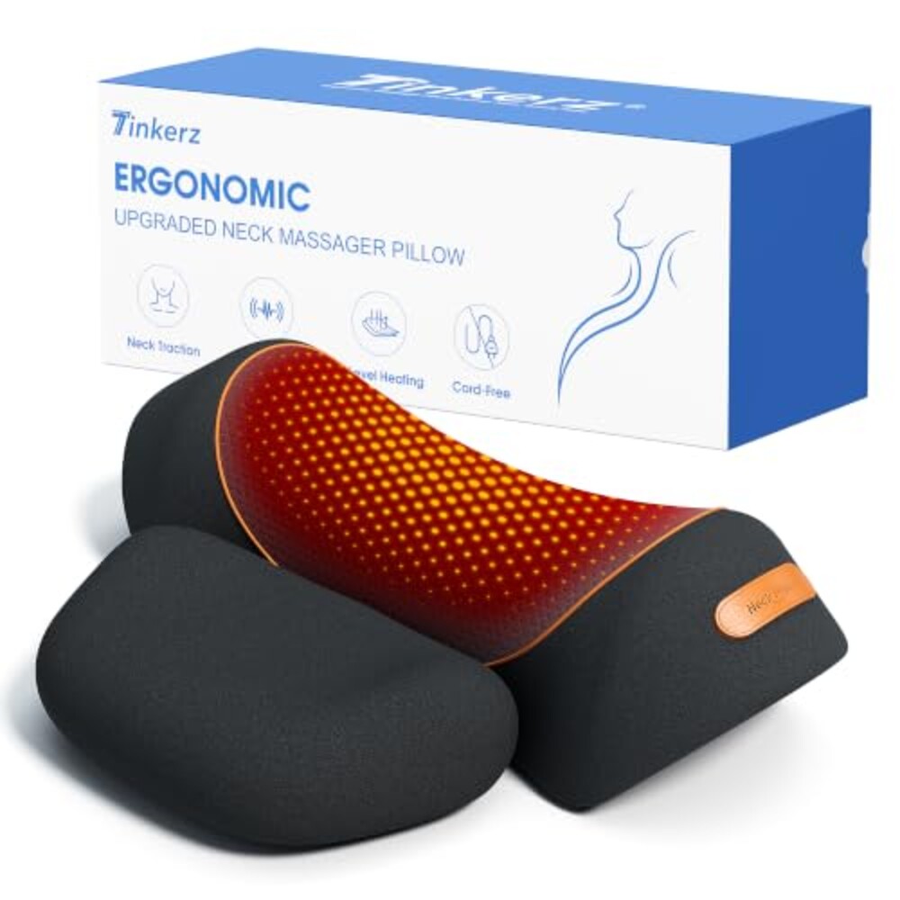 3 in-1 Cordless Neck Massager Pillow wit