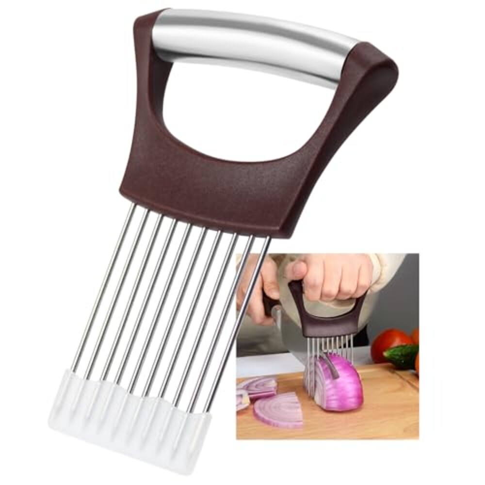 Stainless Steel Onion Holder for Slicing