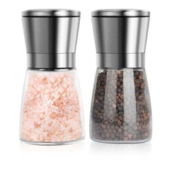 Salt and Pepper Grinder Set Stainless St