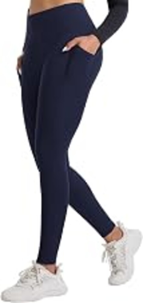 baleaf Womens Fleece Lined Leggings Thick Thermal Winter Pants | 3 Pockets, High Waisted, Yoga Warm Tights, Insulated Snow Pant, for Cold Weather