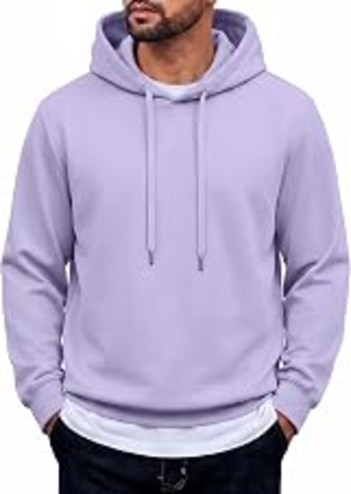 COOFANDY Men's Hoodie Pullover Hooded Sweatshirt Casual Fashion Solid Fall | Mens Hoodie Pullover, Casual Hooded Sweatshirt, Long Sleeve, Soft Fabric, Adjustable Drawstring, Athletic, Workout, Winter