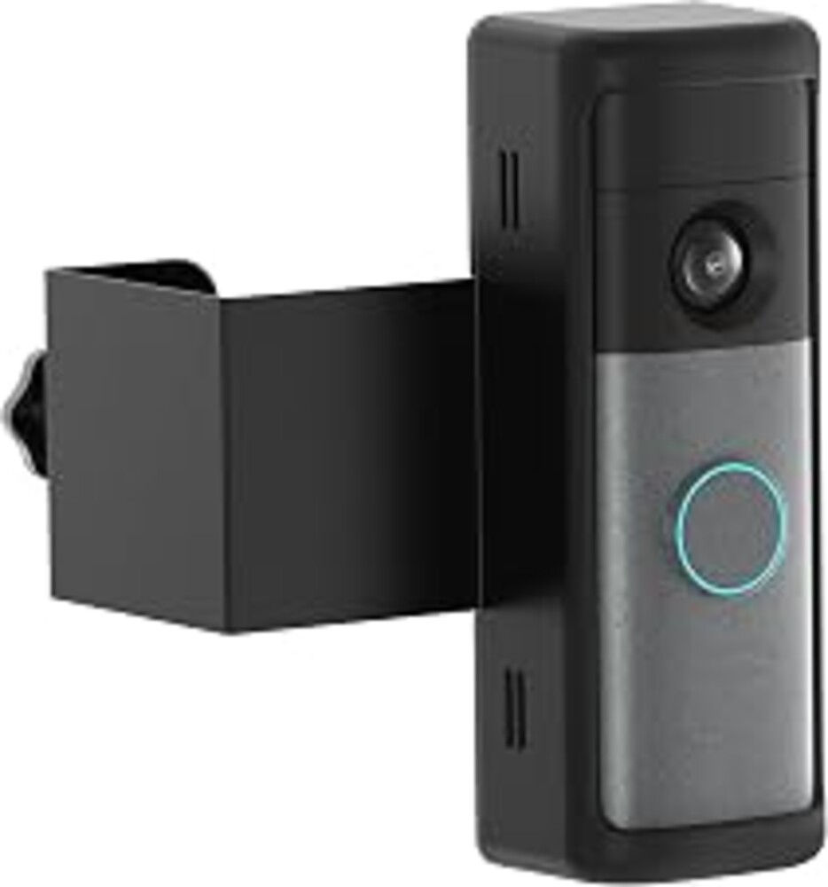 Anti-Theft Ring/Blink Doorbell Mount for 2026 Newest Battery Doorbell/Plus/Pro (2nd Gen), No-Drill Camera Doorbell Kits, Non-Blocking Motion Sensor, Accessories for Apartment & Rental, Black