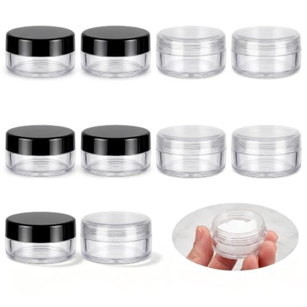 ZEJIA 10pcs Small Travel Containers, 3 G
