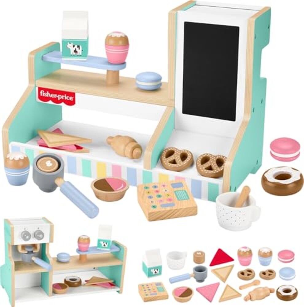 Fisher-Price Wood Coffee Shop Set Presch