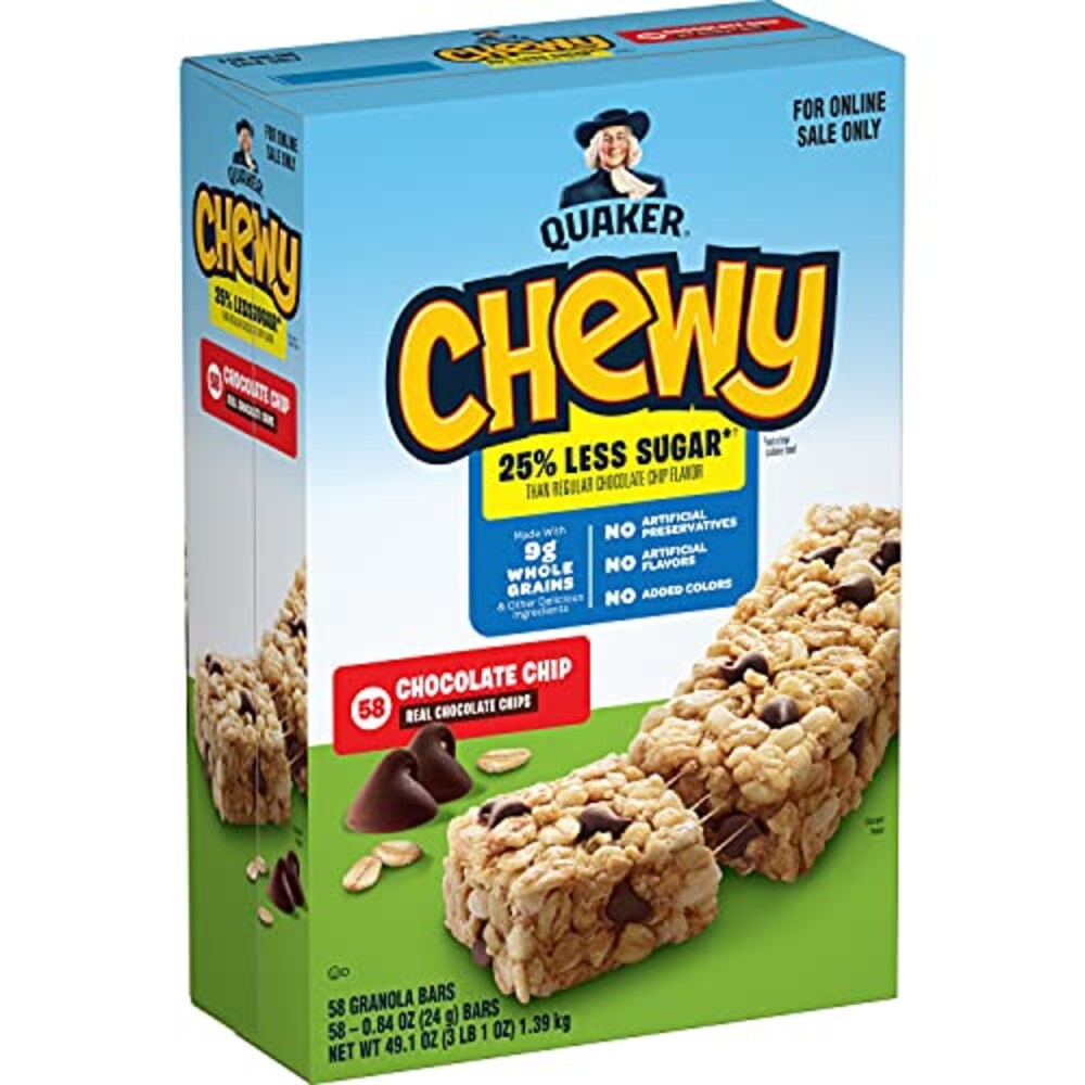 Quaker Chewy Lower Sugar Granola Bars, C