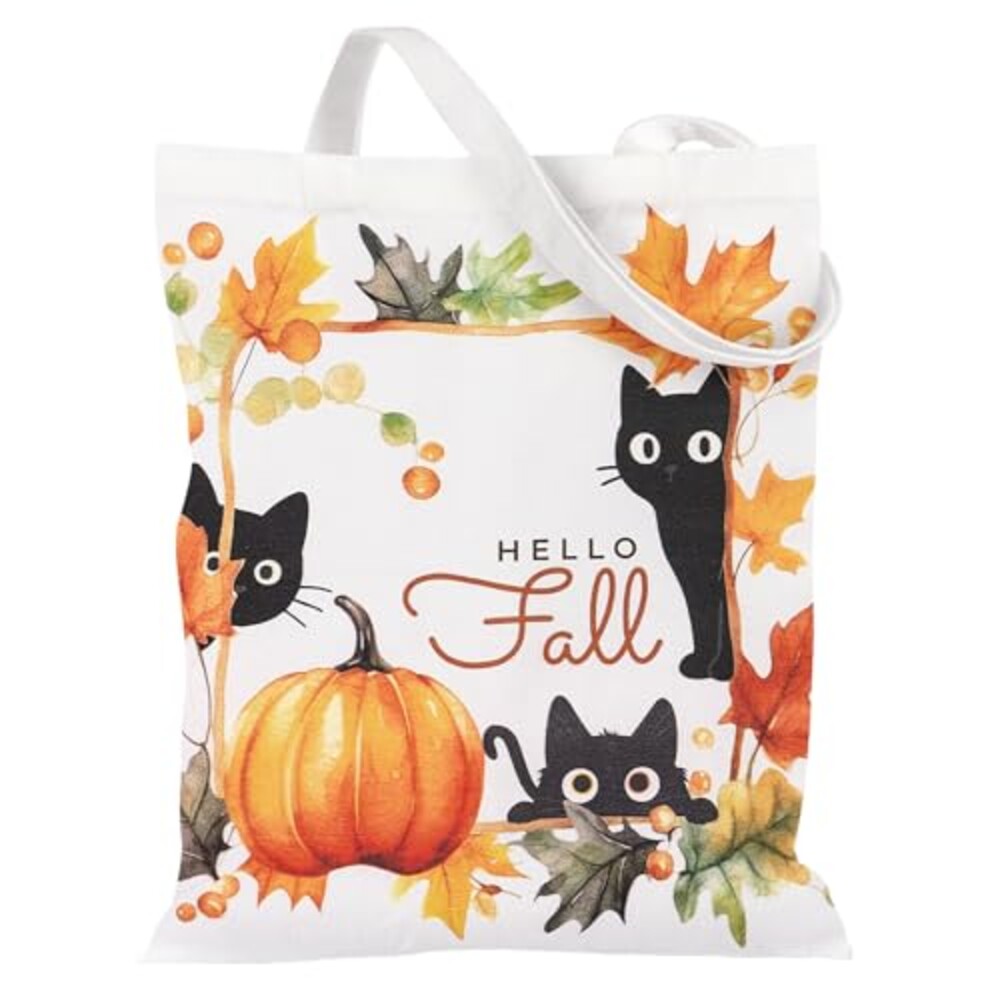 Loveinside Hello Fall Canvas Tote Bag, C
