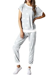 CRAZY GRID Women's 2-Piece Travel Outfit