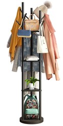 kiplant Rotary Coat Rack Stand with 8 Ho