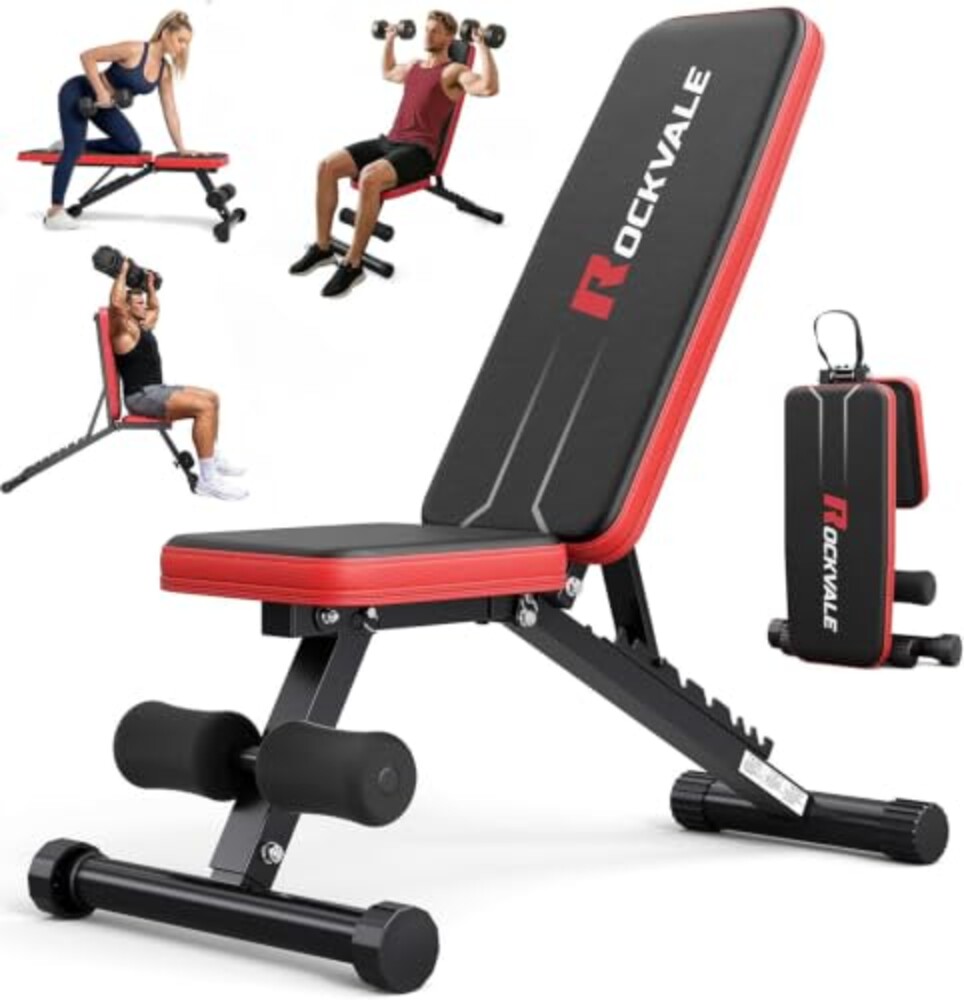 Rockvale Adjustable Weight Bench for Hom