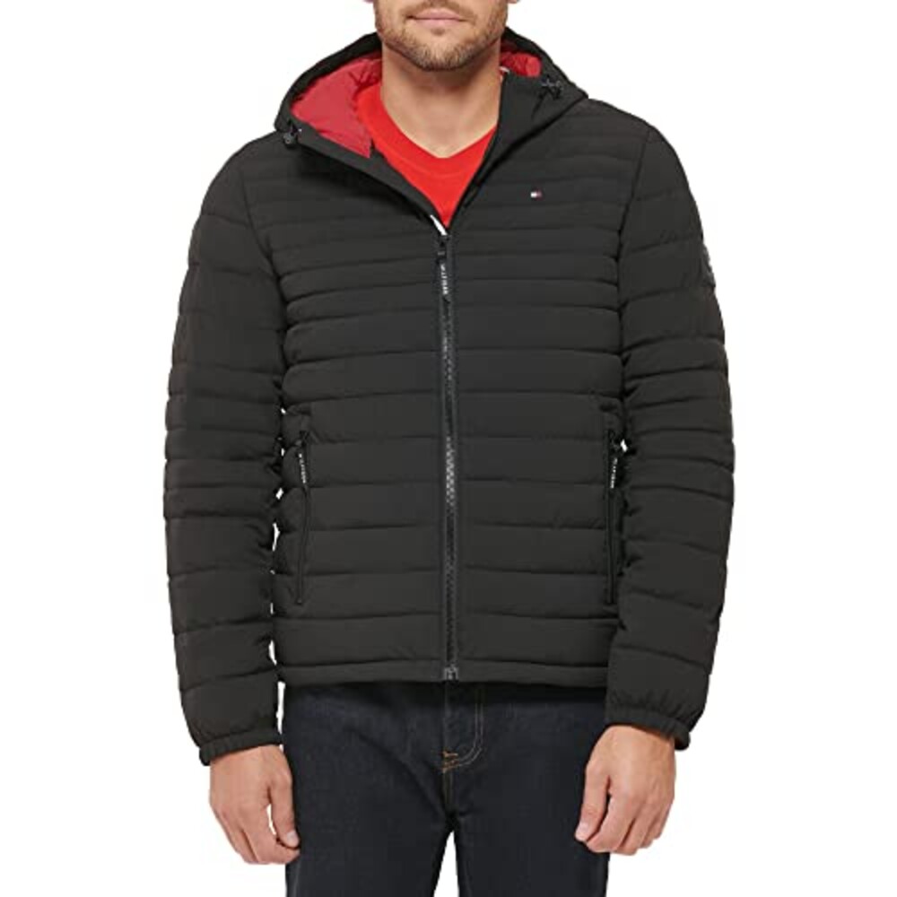 Tommy Hilfiger Men's Stretch Poly Hooded
