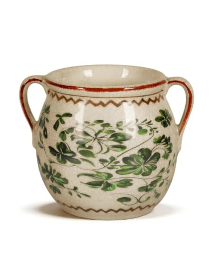 BUYMAX 6 Inch Ceramic Plant Pot with Dra