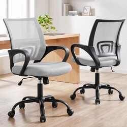 DUMOS Ergonomic Office Chair, Mid-Back E