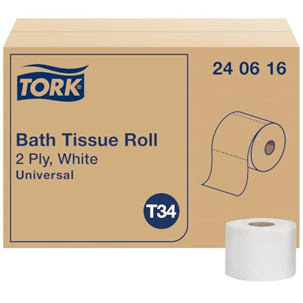 Tork Toilet Paper Roll White T34, Univer
