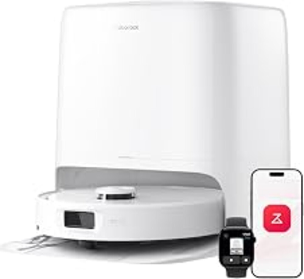 roborock 2026 New Qrevo 2 Pro Robot Vacuum and Mop, 20,000Pa Suction | FlexiArm Edge Mopping, Zero-Tangle, High-Temperature Mop Self-Cleaning, Smart Obstacle Avoidance for Pet Hair & Carpet, White