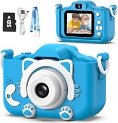 Goopow Kids Camera Toys for 3-8 Year Old Girls Boys,Children Digital Video Camcorder Camera with Cartoon Soft Cover, Best Chritmas Birthday Festival Gift for Kids